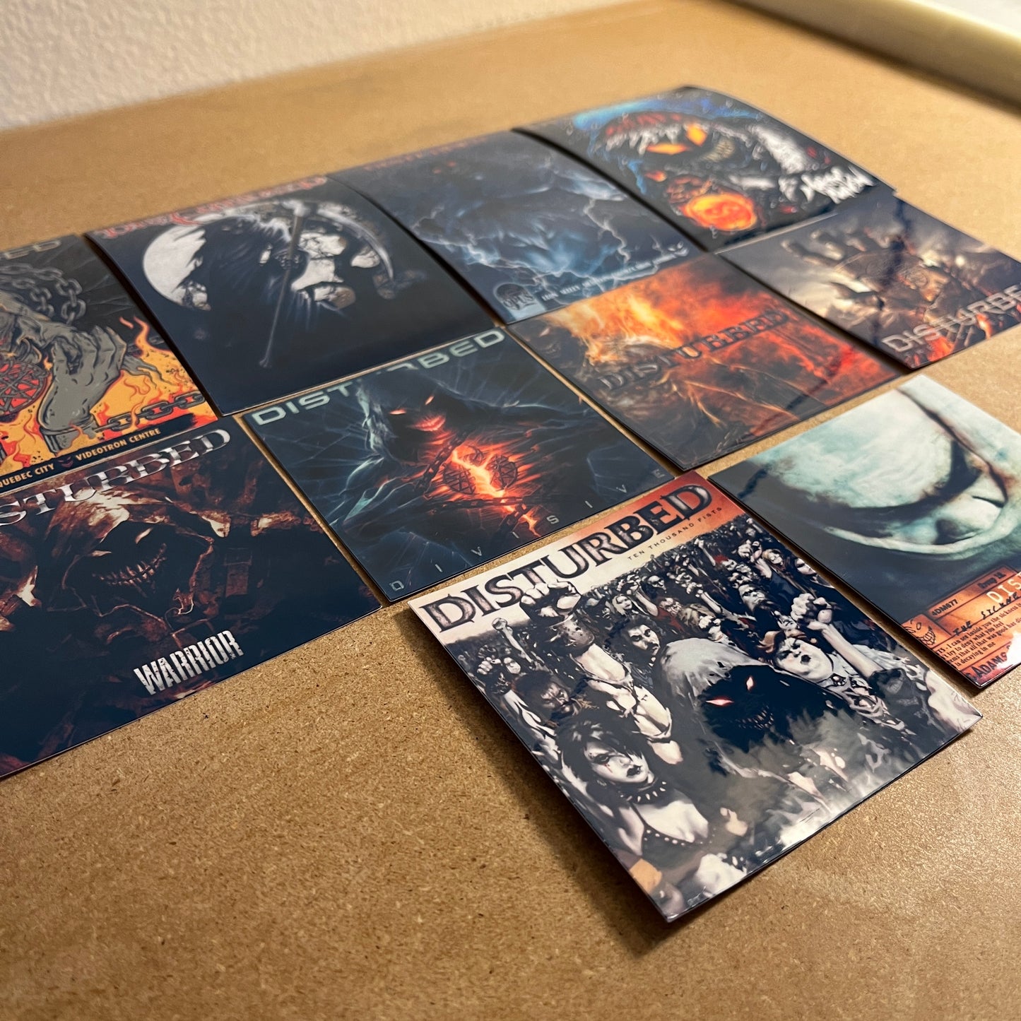 NEW 10pc Disturbed Sticker Pack