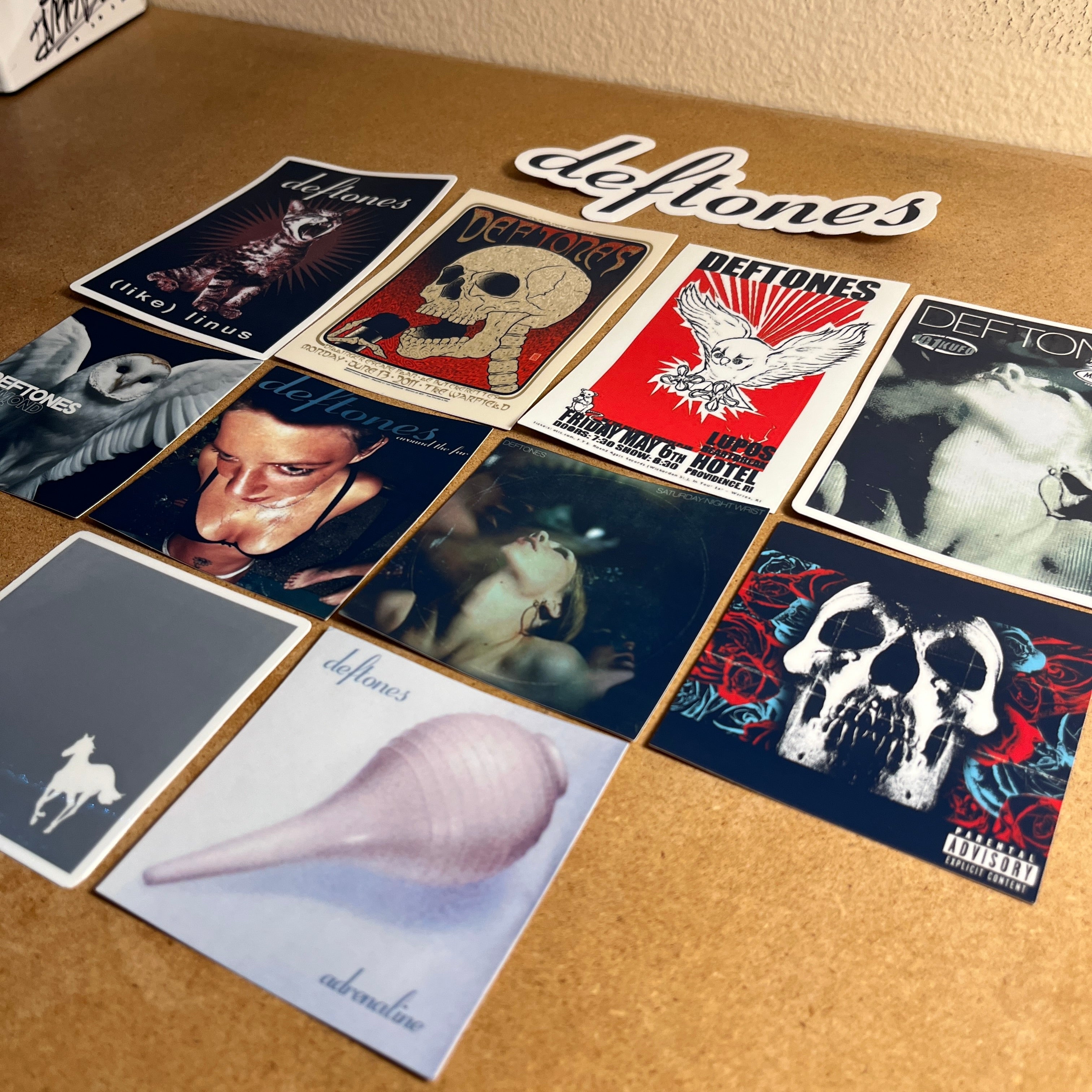 11pc Deftones Sticker Pack V2 – InkFabz