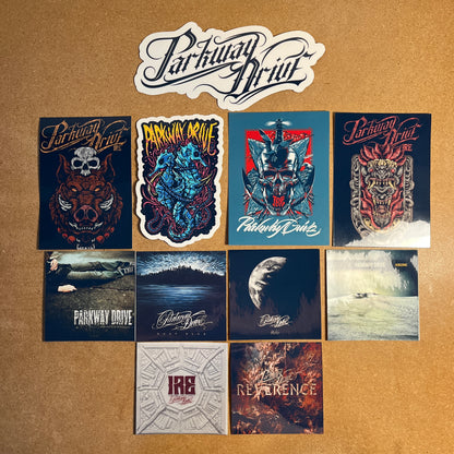 NEW 11pc Parkway Drive Sticker Pack