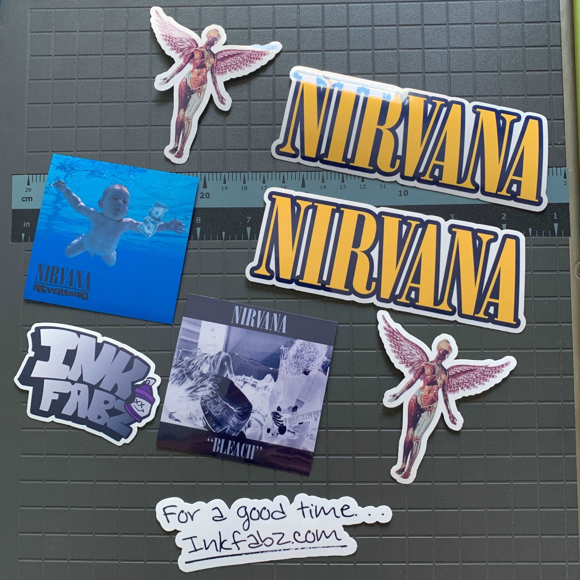 6pc Nirvana Sticker Pack!