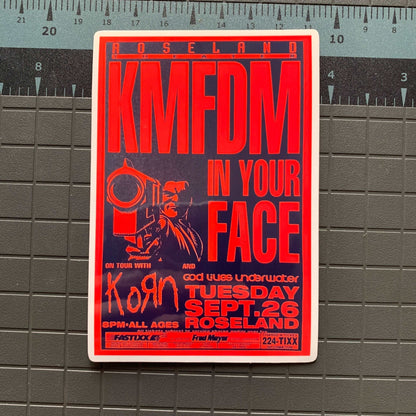 Korn - In Your Face Sticker