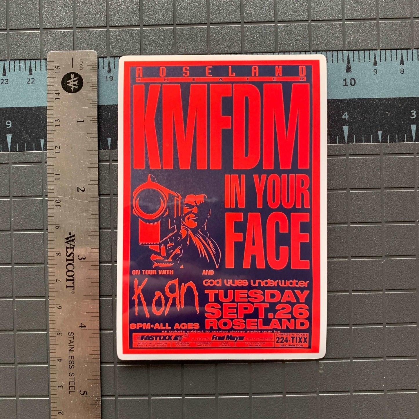 Korn - In Your Face Sticker