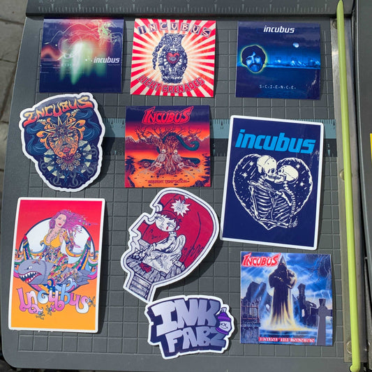 9pc Incubus Sticker Pack