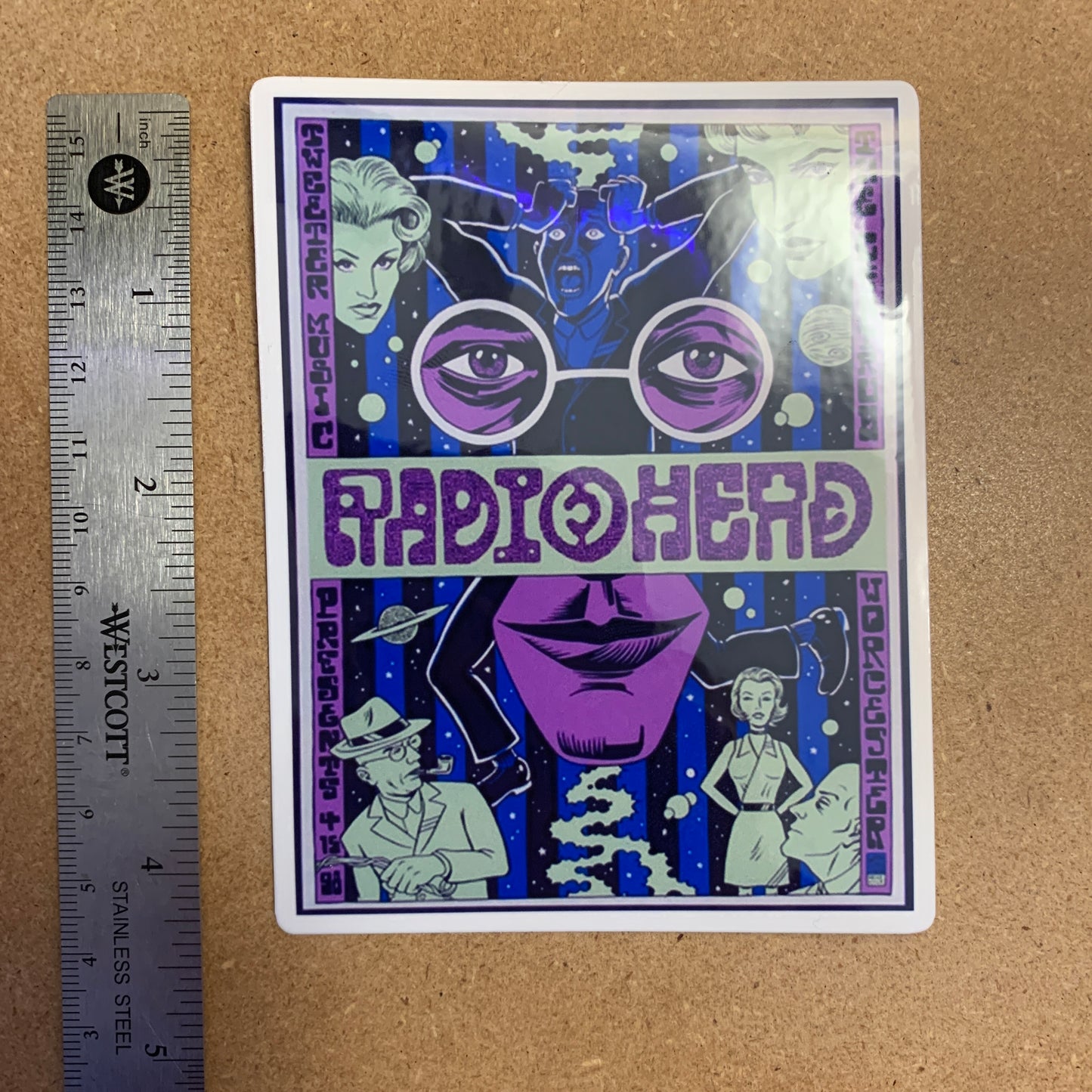 Radiohead - Purple Sticker