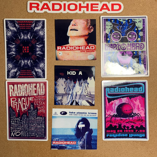 8pc Radiohead Sticker Pack