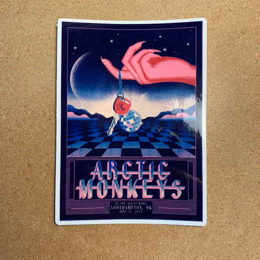 Arctic Monkeys - Vapor Wave Sticker