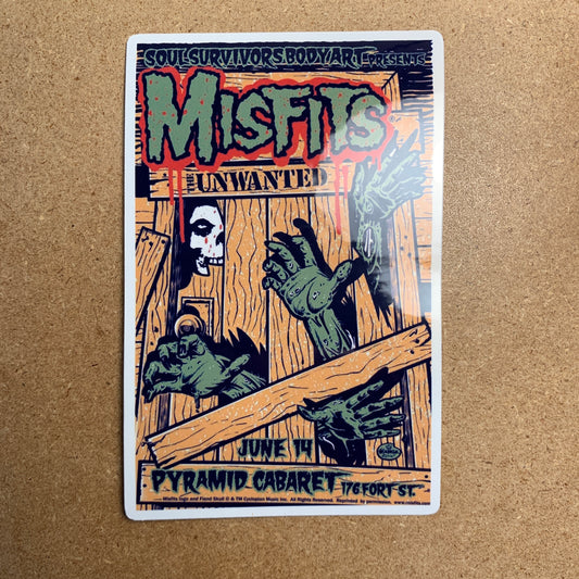 Misfits - 'The Unwanted' Sticker
