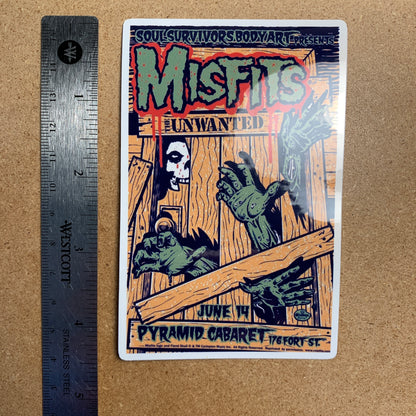 Misfits - 'The Unwanted' Sticker