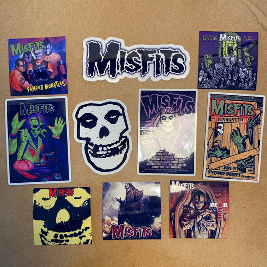 10pc Misfits Sticker Pack