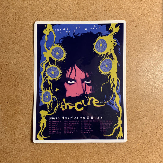 The Cure - Tour 2023 Sticker