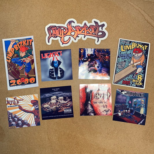 9pc Limp Bizkit Sticker Pack