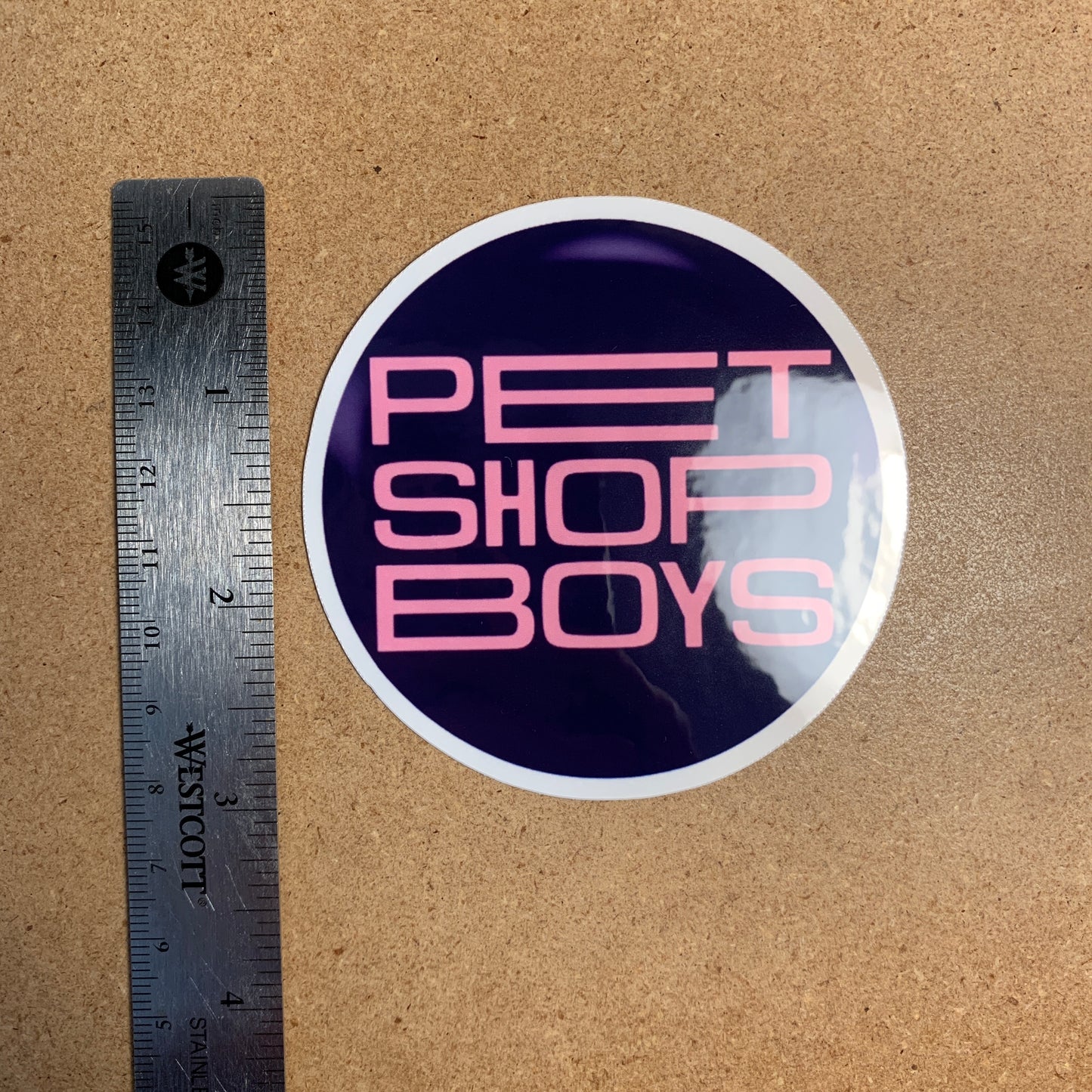 Pet Shop Boys - Badge Sticker