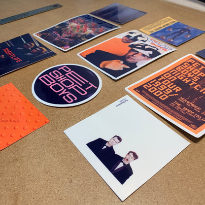 10pc Pet Shop Boys Sticker Pack