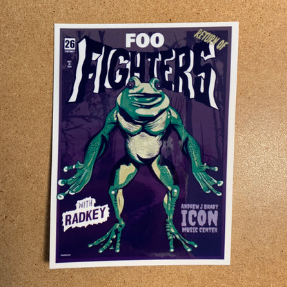 Foo Fighters - Frog Sticker