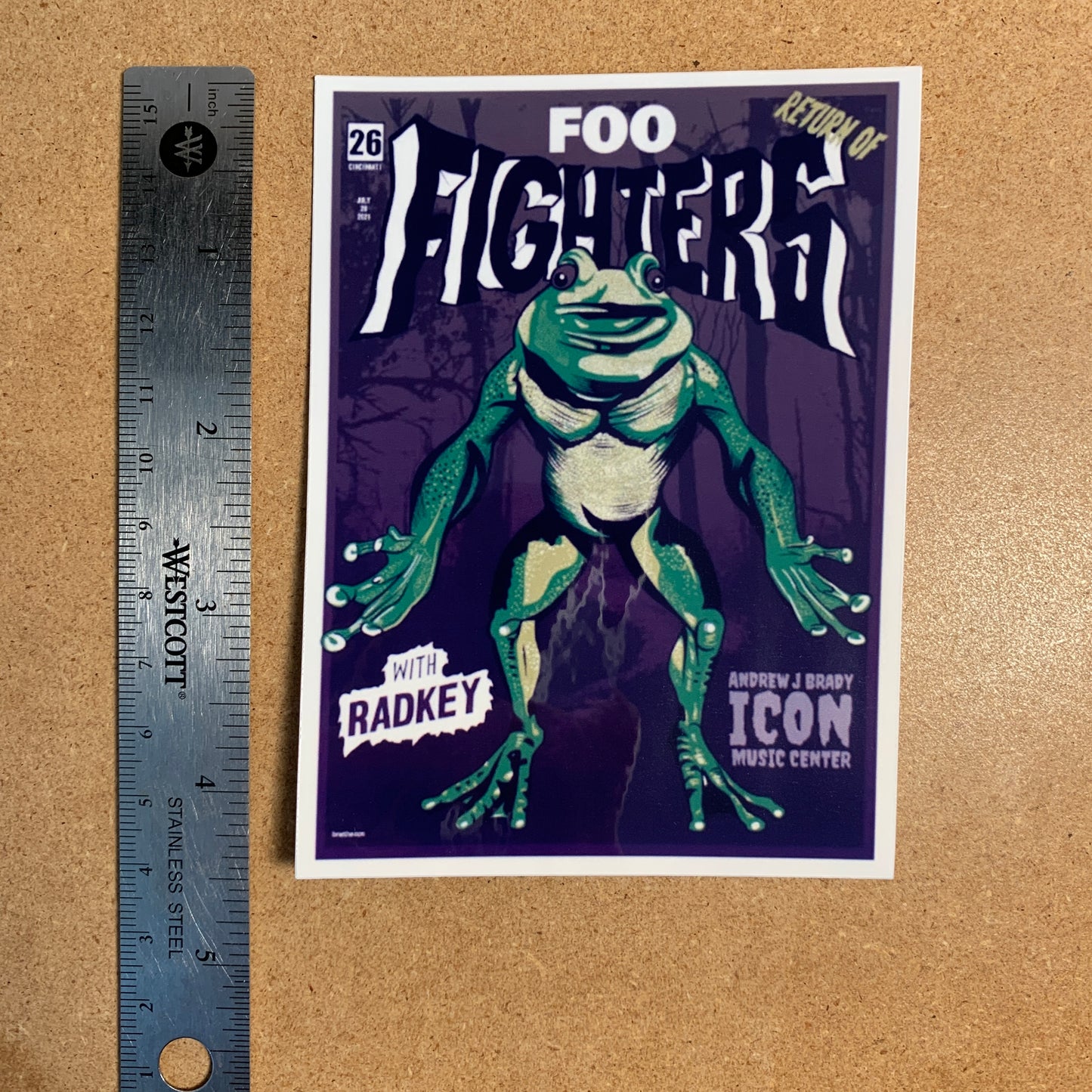 Foo Fighters - Frog Sticker