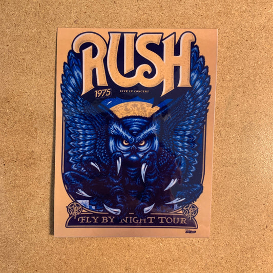 Rush - Poster V4 Sticker