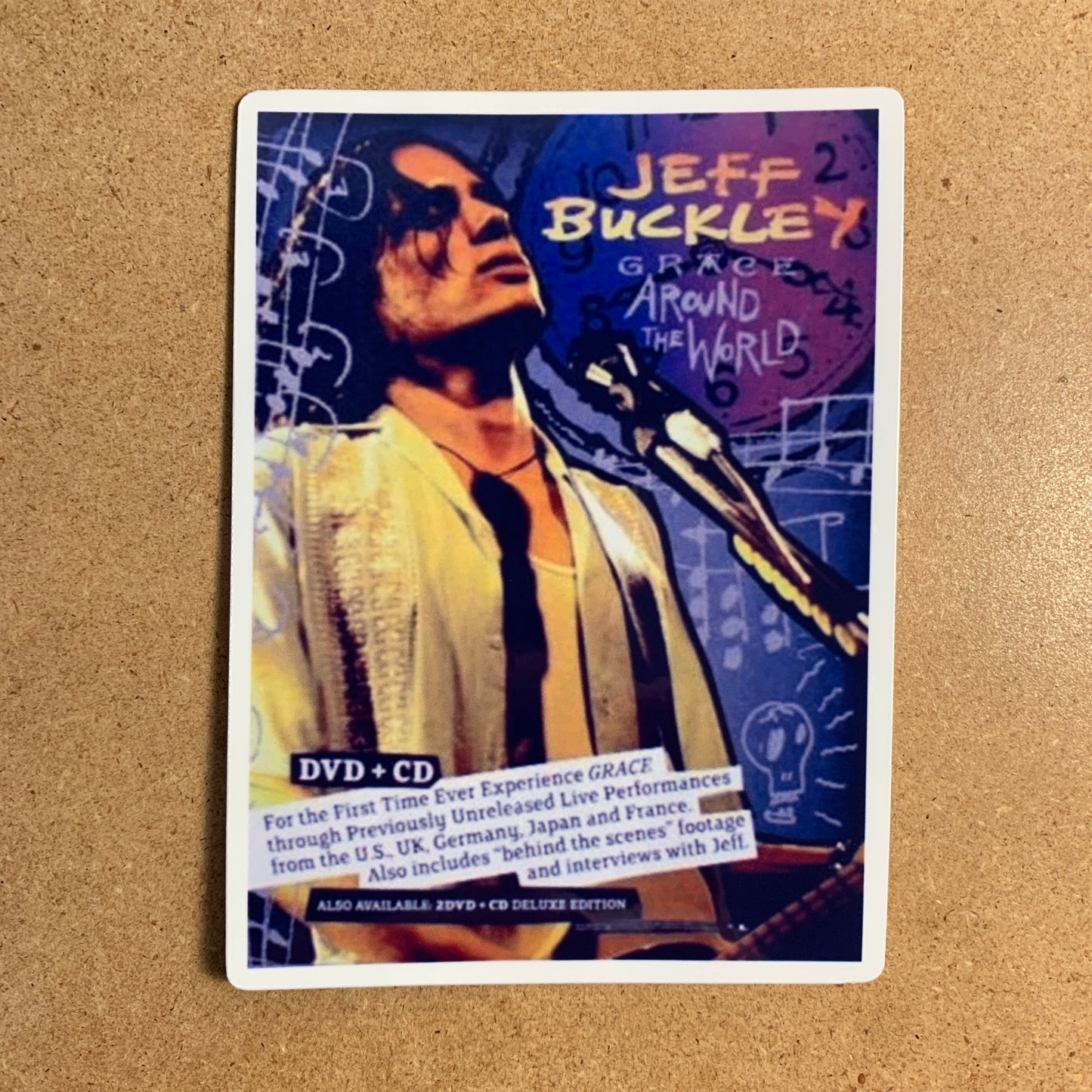 Jeff Buckley - Grace Around the World Sticker