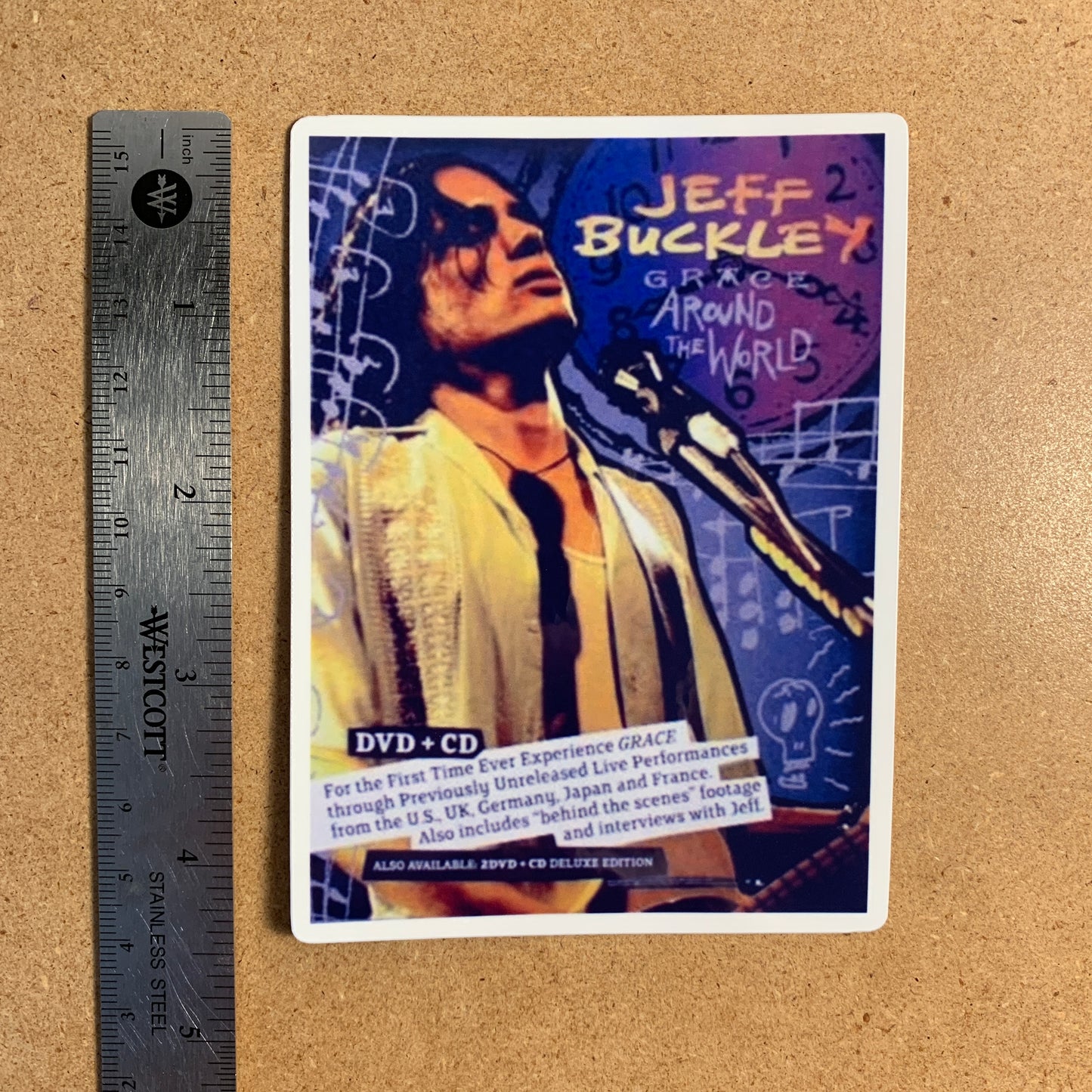 Jeff Buckley - Grace Around the World Sticker