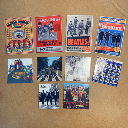 10pc The Beatles Sticker Pack