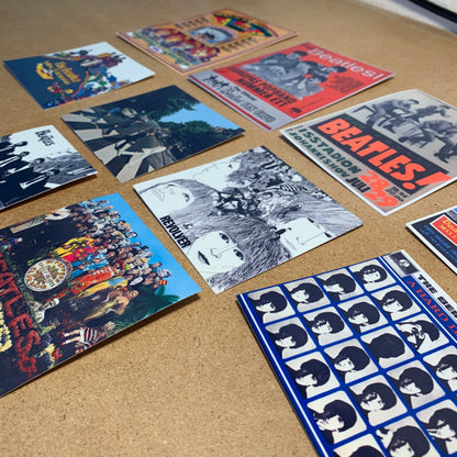 10pc The Beatles Sticker Pack