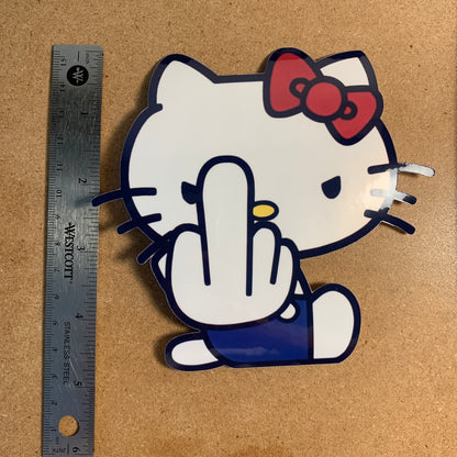 Hello Kitty - Middle Finger Sticker