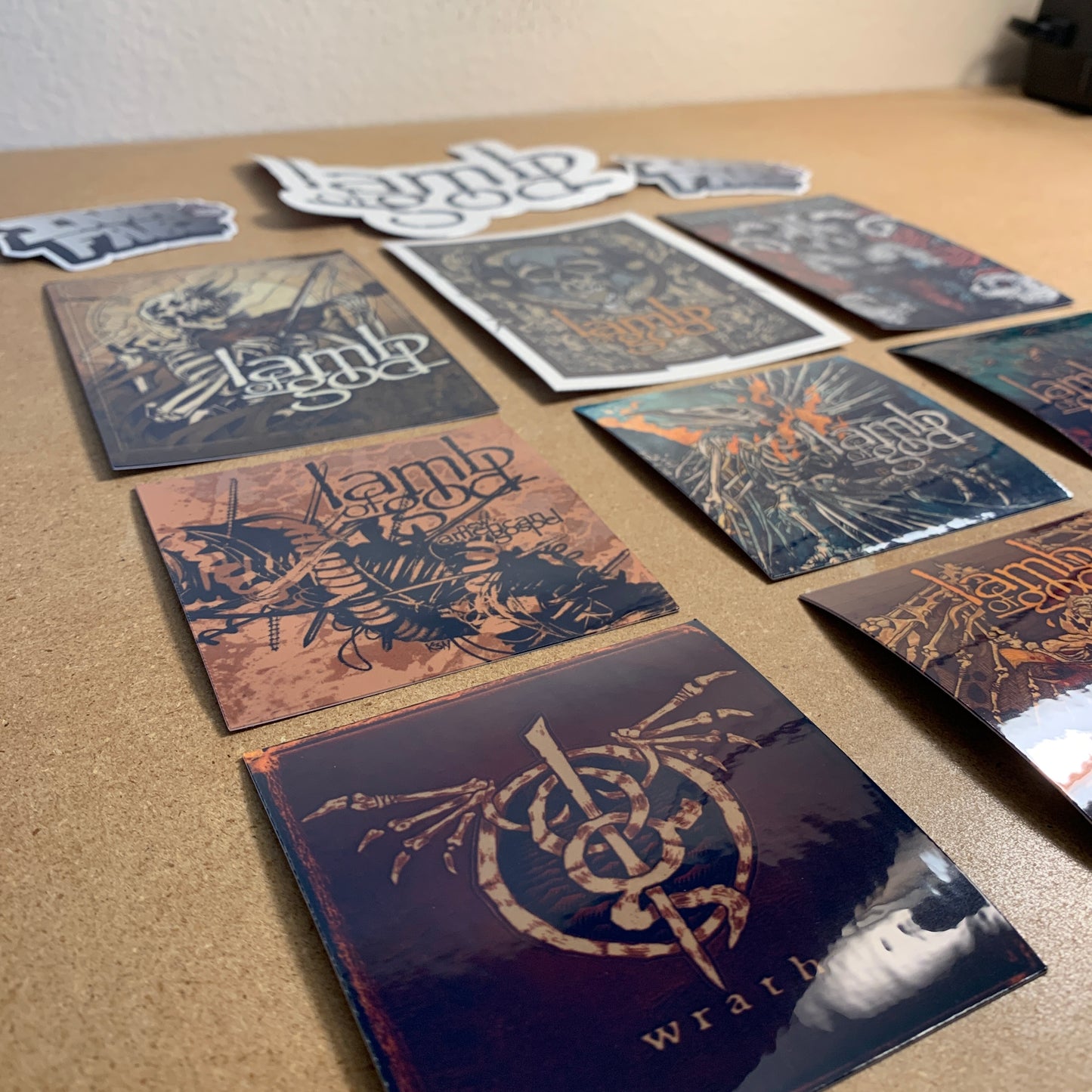 NEW 10pc Lamb of God Sticker Pack