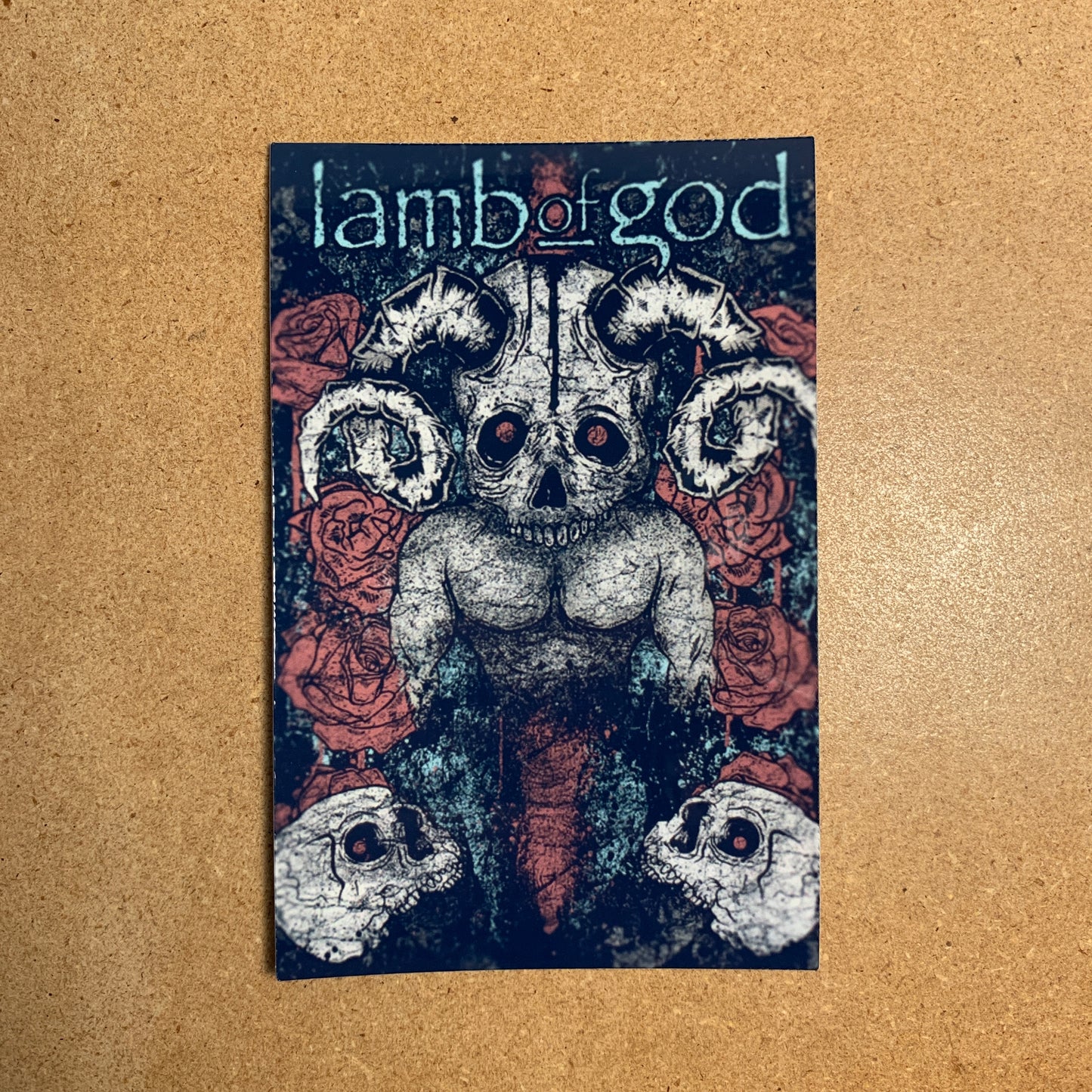 Lamb of God - Skull Sticker V1