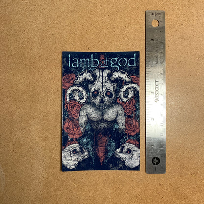 Lamb of God - Skull Sticker V1