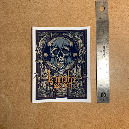 Lamb of God - Skull Sticker V2