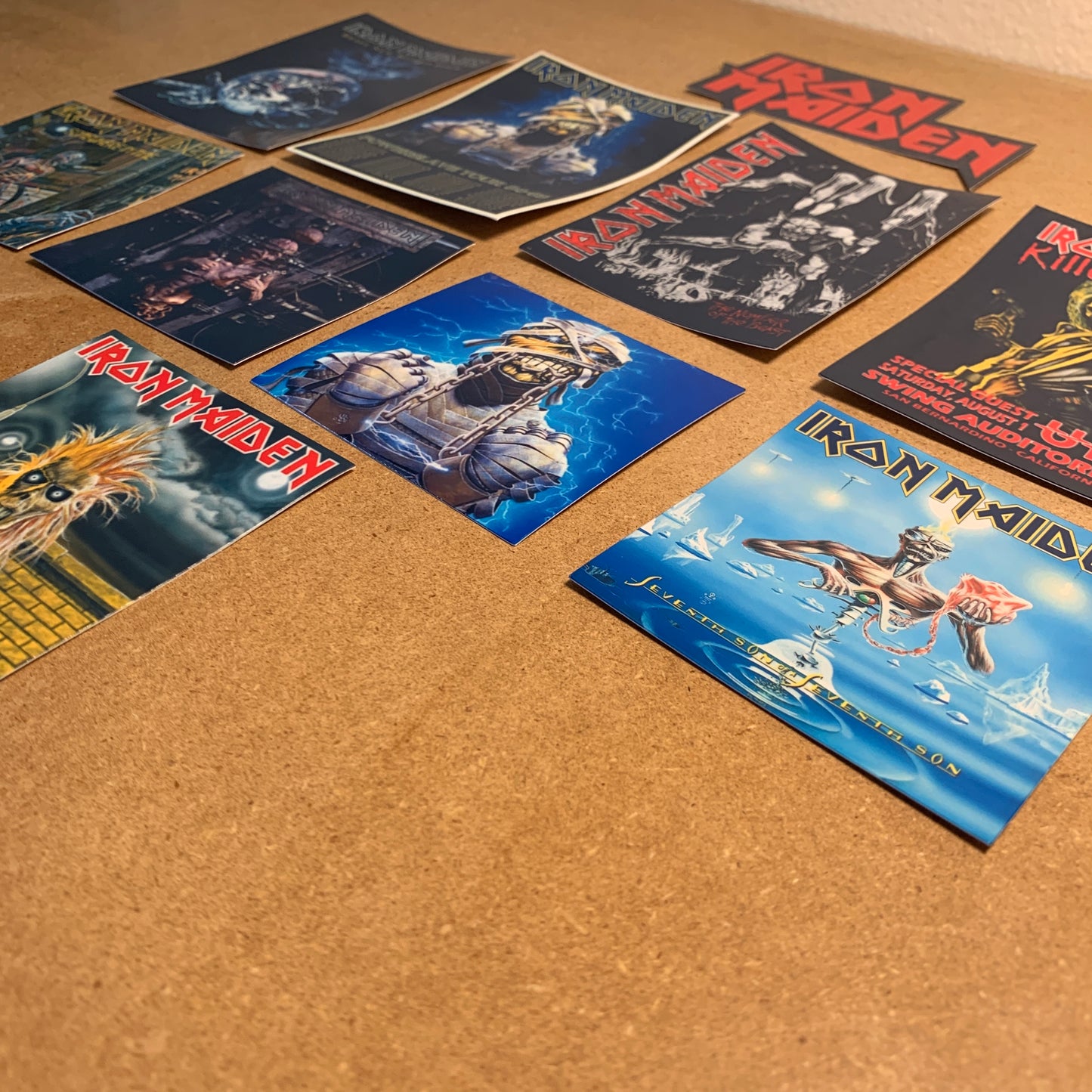 10pc Iron Maiden Sticker Pack