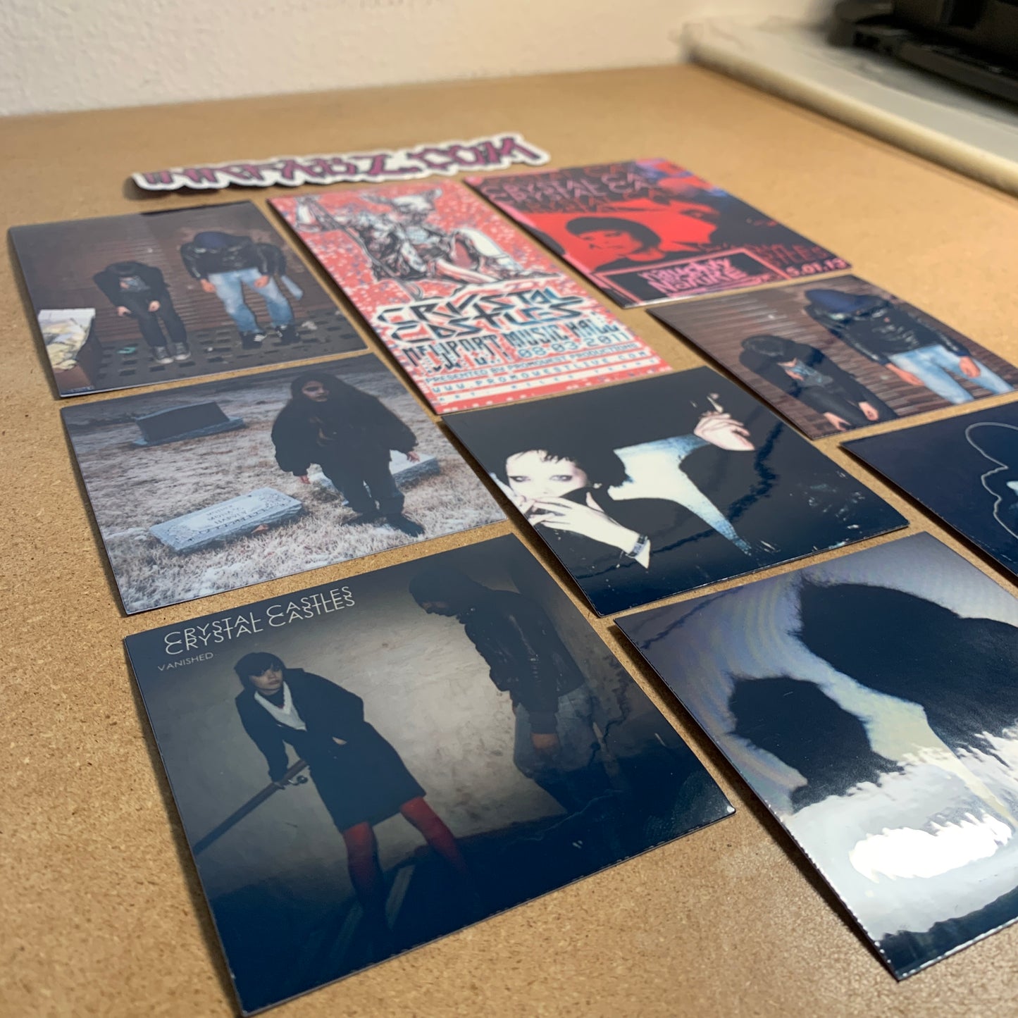 NEW 10pc Crystal Castles Sticker Pack