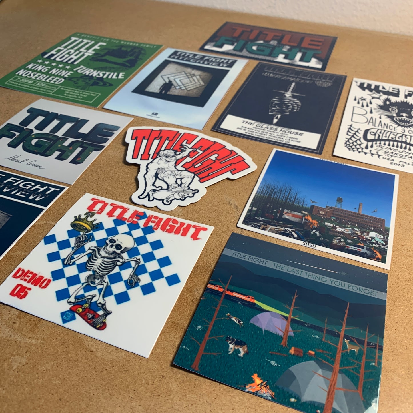 11pc Title Fight Sticker Pack