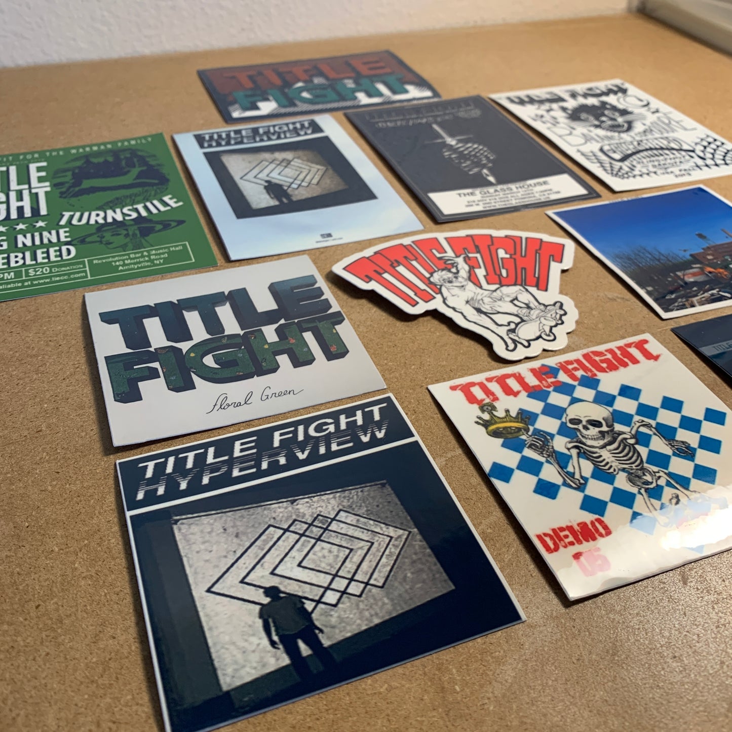 11pc Title Fight Sticker Pack