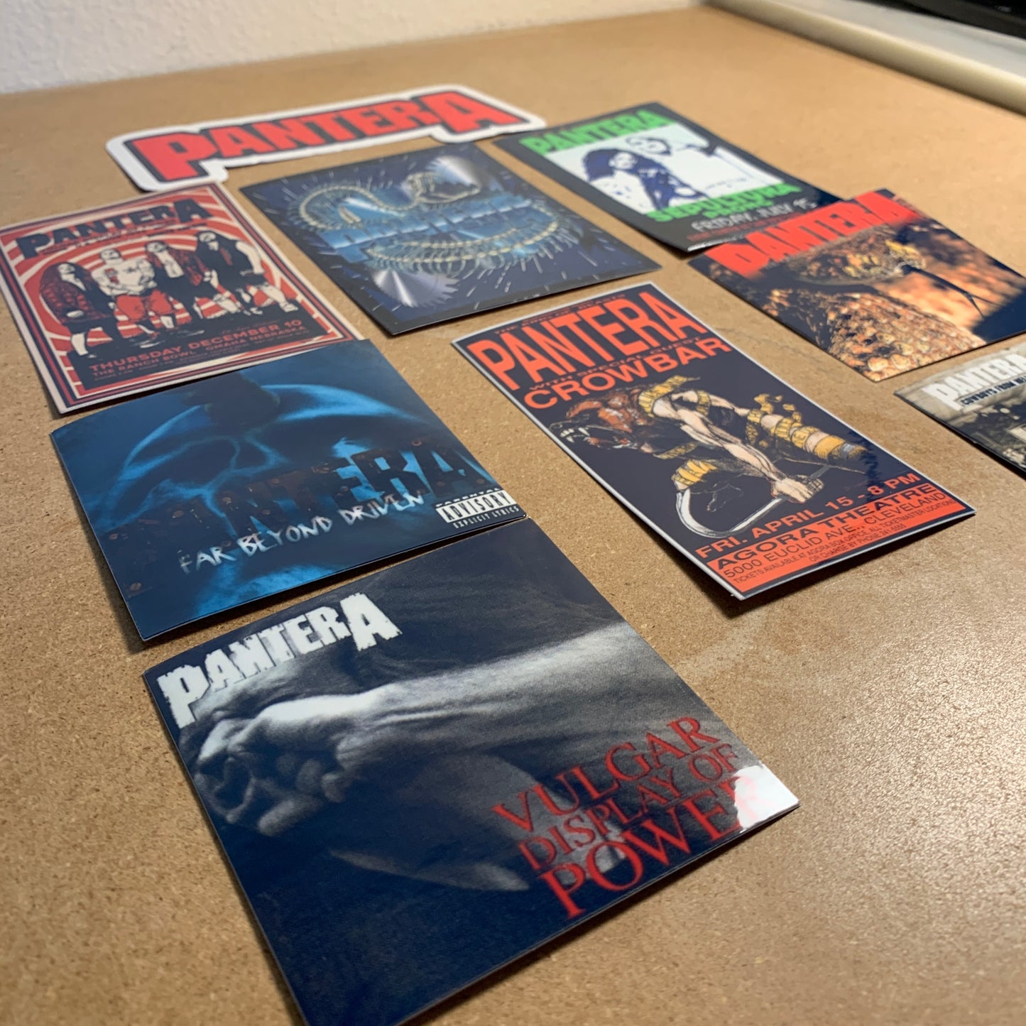 NEW 9pc Pantera Sticker Pack