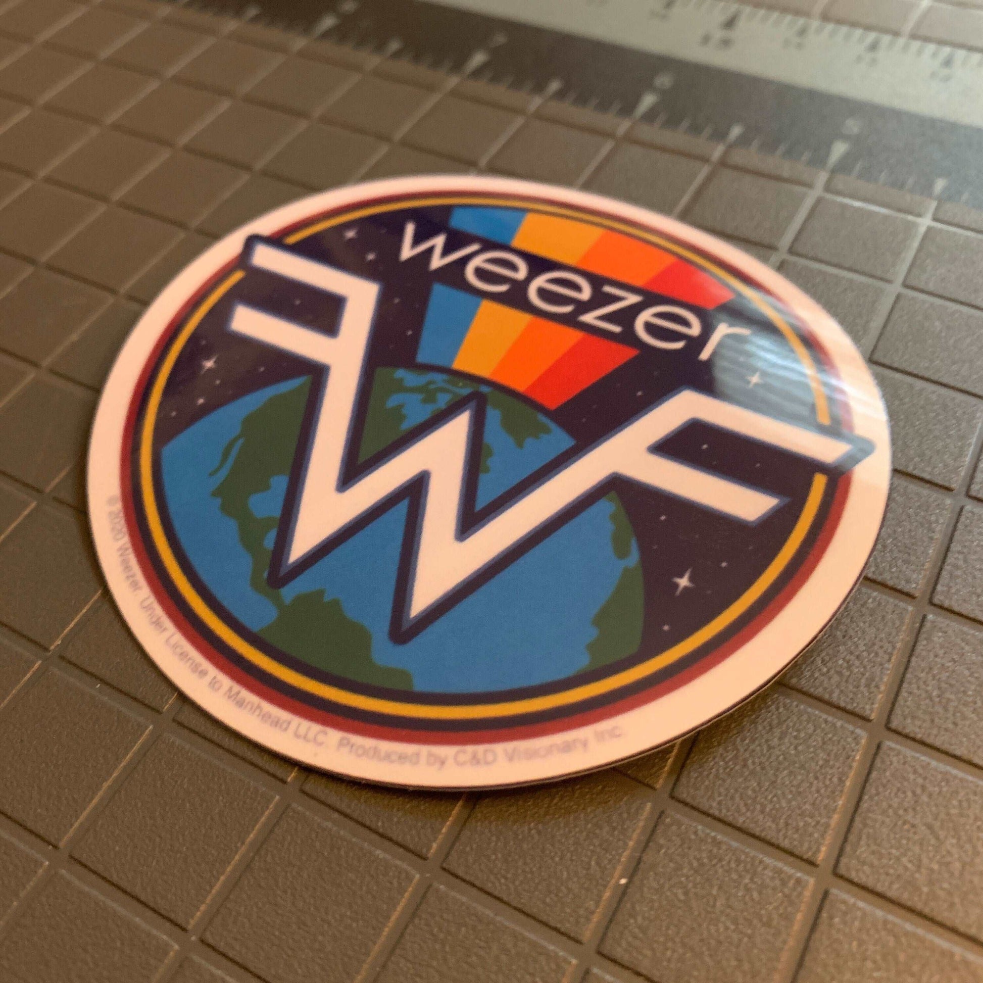 Weezer Emblem Sticker Premium Quality Weezer Decal UV and Water Resistant Highest Quality Weezer Sticker Ever Made