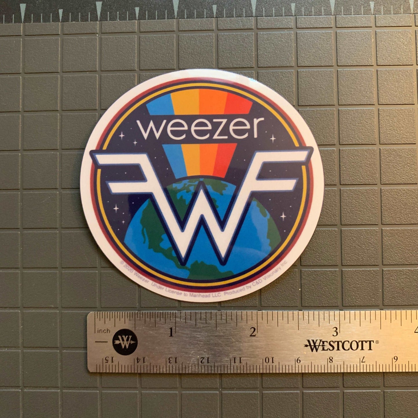 Weezer Emblem Sticker Premium Quality Weezer Decal UV and Water Resistant Highest Quality Weezer Sticker Ever Made