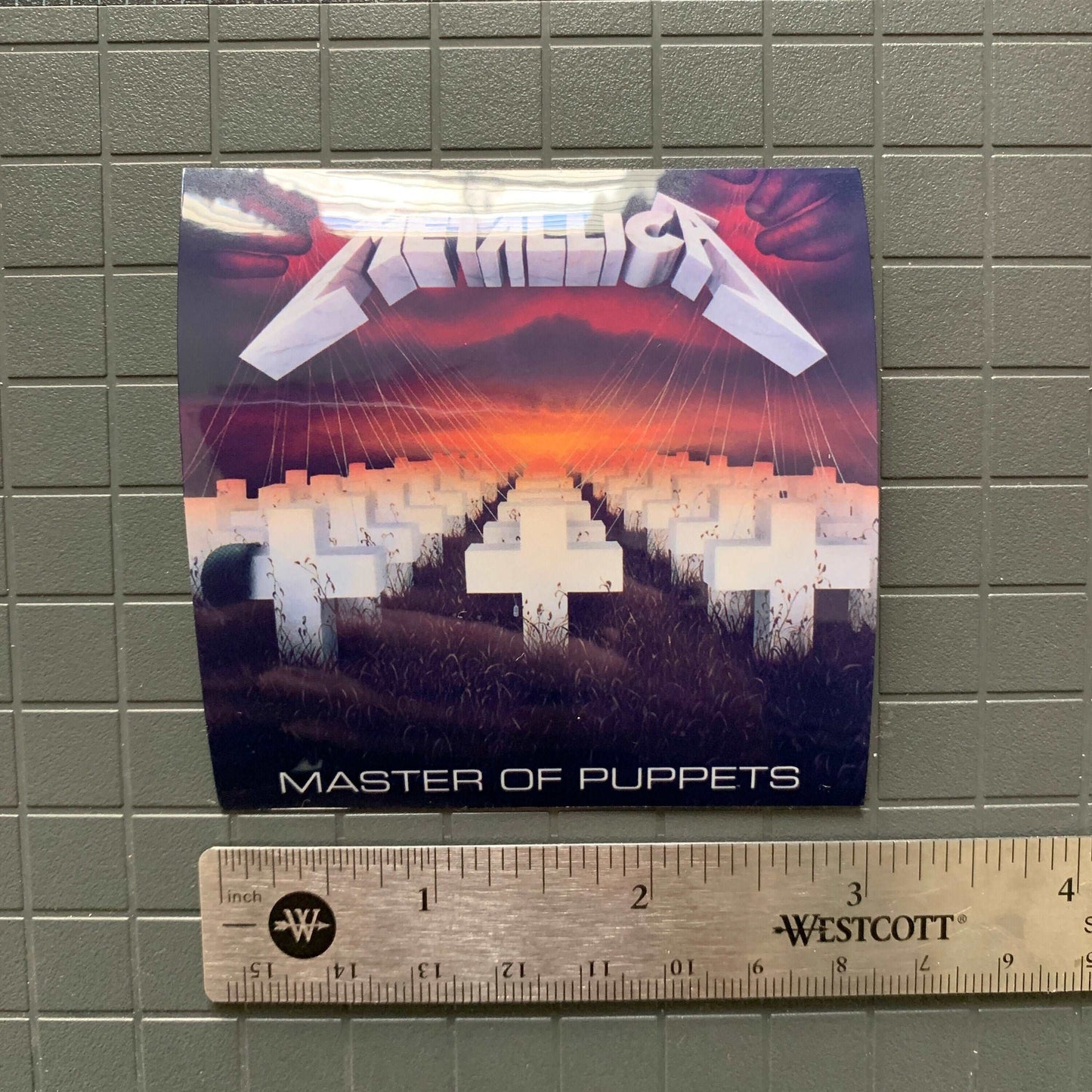 Metallica - Master of Puppets Sticker Ultra Premium Metallica Decal UV and Water Resistant