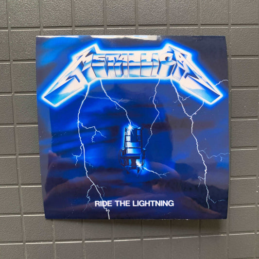 Metallica - Ride the Lightning Sticker Ultra Premium Metallica Decals UV and Water Resistant