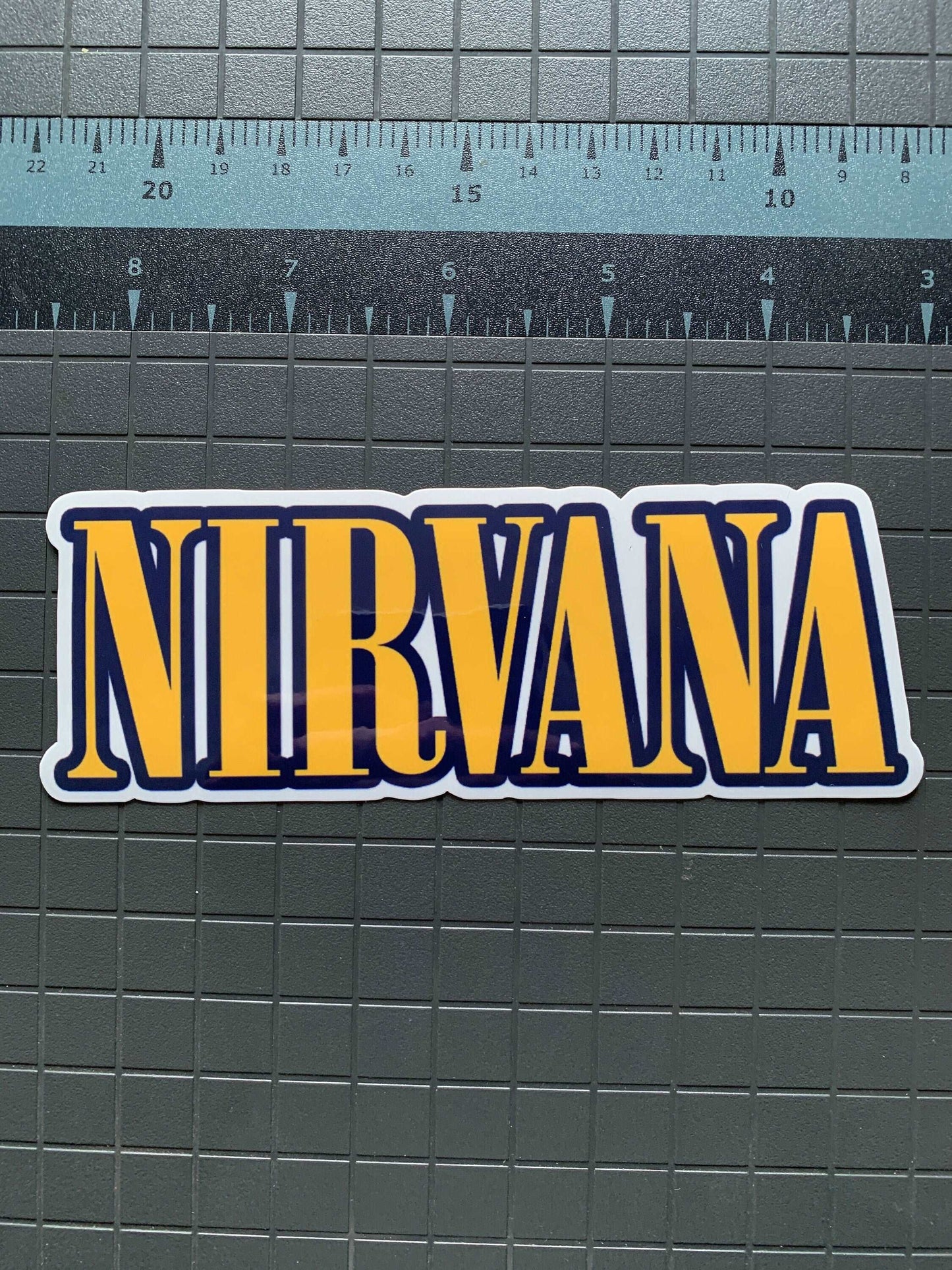 Nirvana Sticker Big Nirvana Logo Decal UV and Water Resistant Ultra Premium Vinyl