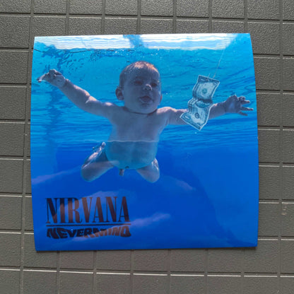 Nirvana - NEVERMIND Sticker Ultra Premium Nirvana Decal UV and Water Resistant