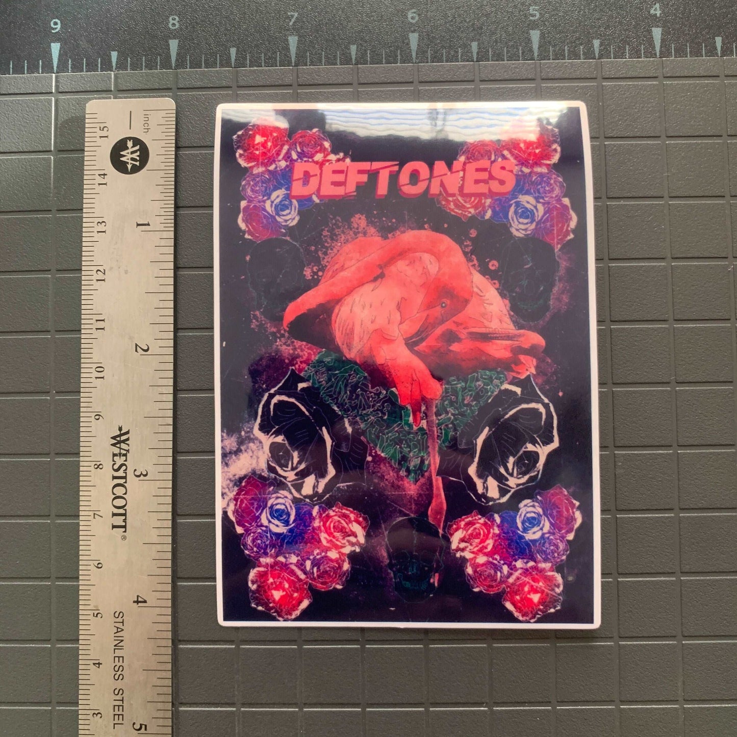 Deftones Flamingo Sticker Sick Deftones Poster Art Decal Ultra Premium Vinyl UV and Water Resistant Deftones Stickers