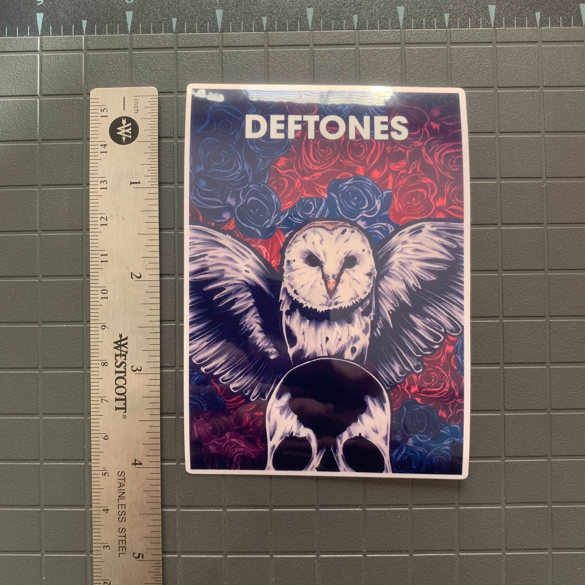 Deftones Owl Sticker Sick Deftones Poster Art Decal Ultra Premium Vinyl UV and Water Resistant Deftones Stickers!