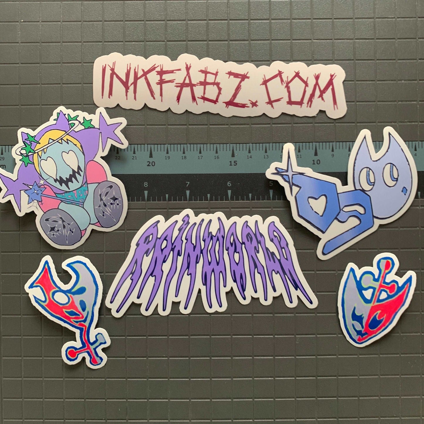 Bladee Squad Sticker Pack! Ultimate Bladee Decal Pack! 5 Drain Gang Accessories Sticker-Ized! UV and Water Resistant Drain Gang Stickers