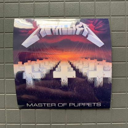 Metallica - Master of Puppets Sticker Ultra Premium Metallica Decal UV and Water Resistant