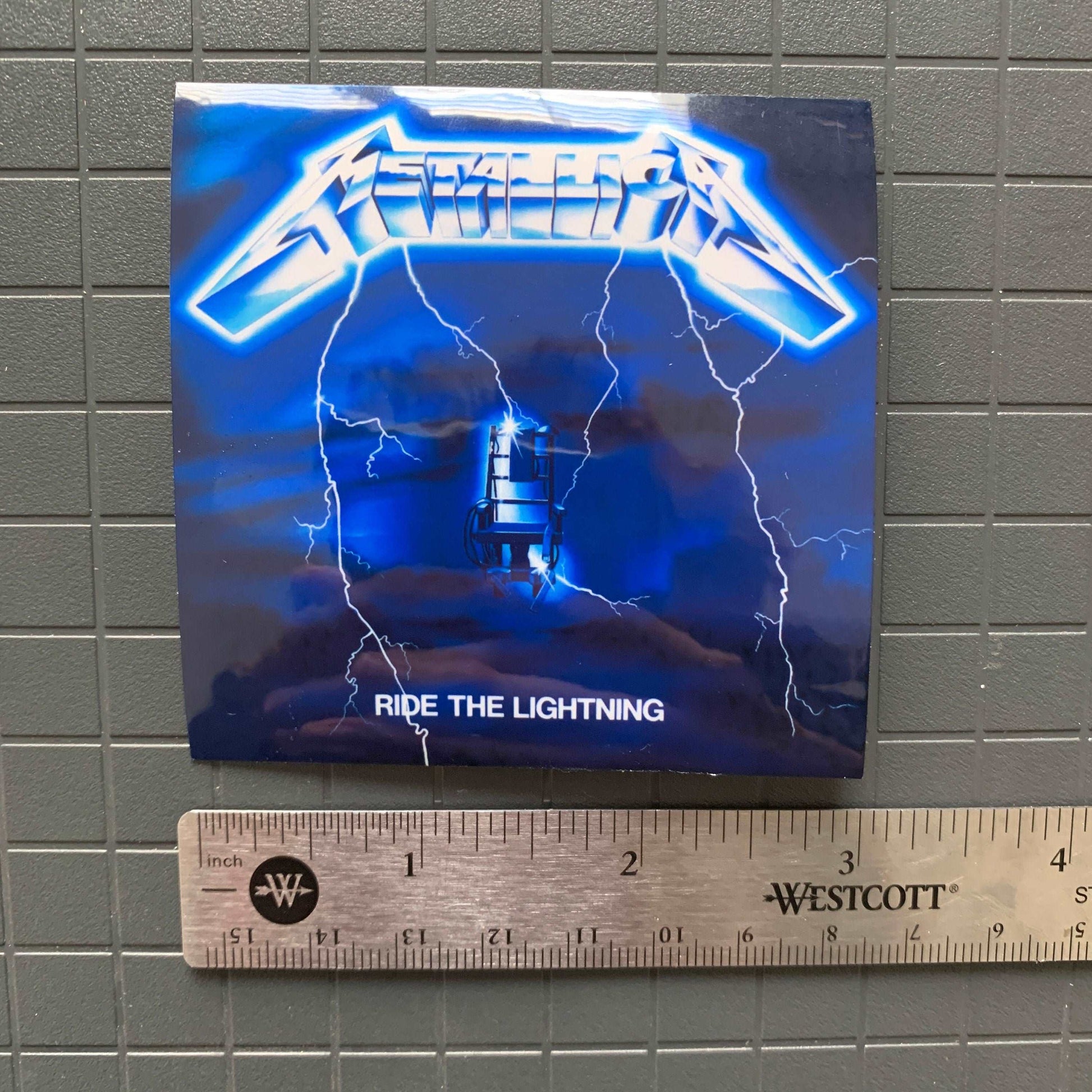 Metallica - Ride the Lightning Sticker Ultra Premium Metallica Decals UV and Water Resistant