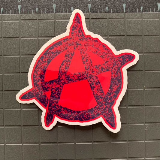 Anarchy Emblem Sticker - Ultra Premium Anarchist Decal UV and Water Resistant