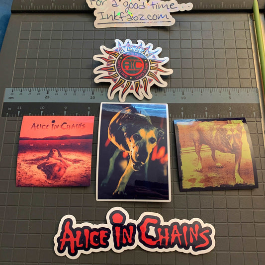 5pc Alice in Chains Sticker Pack!