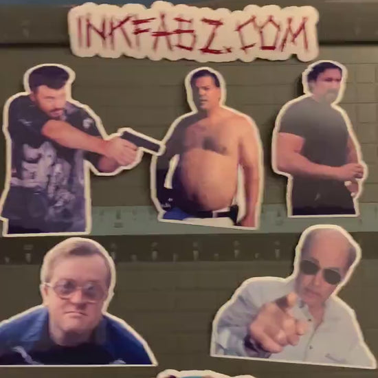 Trailer Park Boys Sticker Pack! Ultra Premium TPB Sticker Pack Feat. Ricky, Julian, Bubbles, Randy, & Lahey! UV and Water Resistant