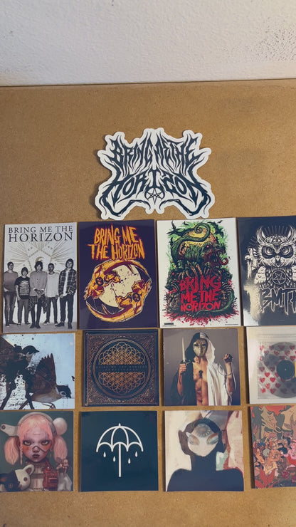 NEW 13pc Bring Me the Horizon Sticker Pack