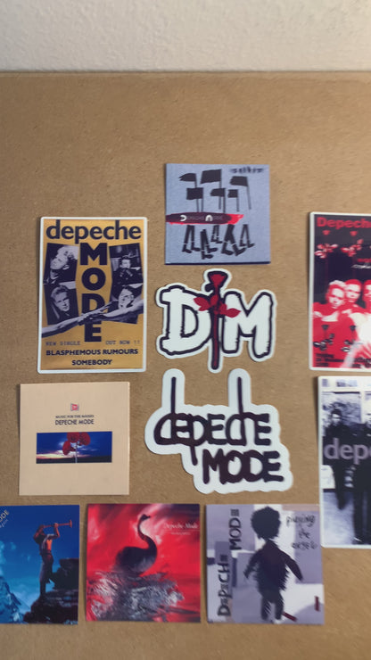 10pc Depeche Mode Sticker Pack